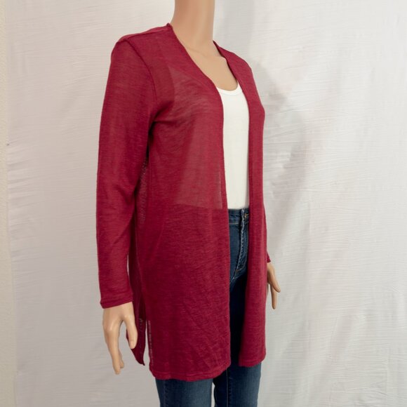 H&M Red Lightweight Cardigan Size M - Picture 6 of 8